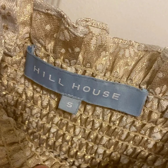 👑Gold Jacquard Hill House Ellie Nap limited edition dress - Picture 3 of 8